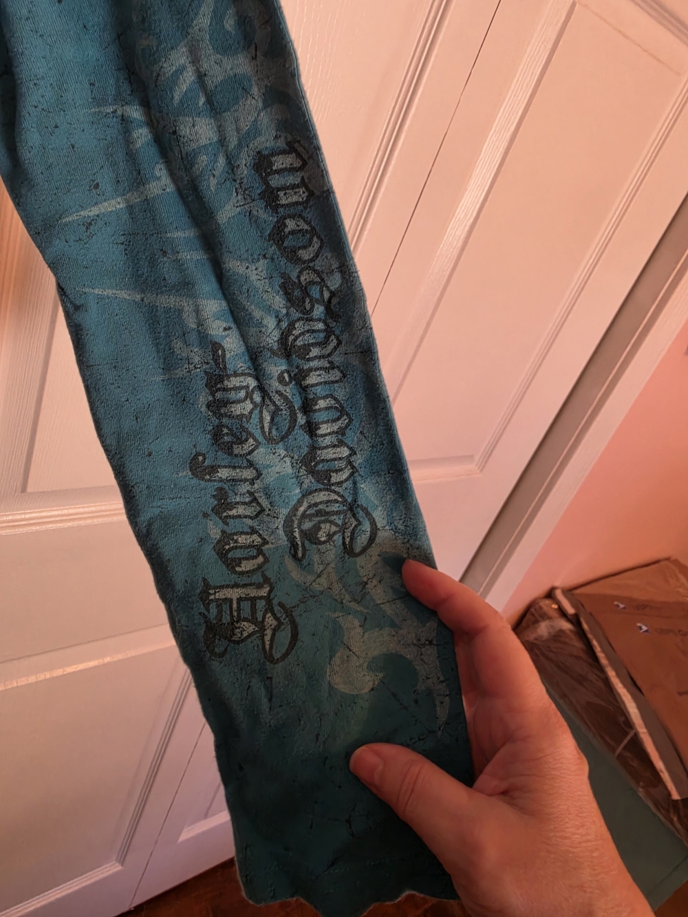 Vintage Y2k Harley-Davidson Women's Teal Graphic Long-Sleeve Tee - Picture 3 of 6